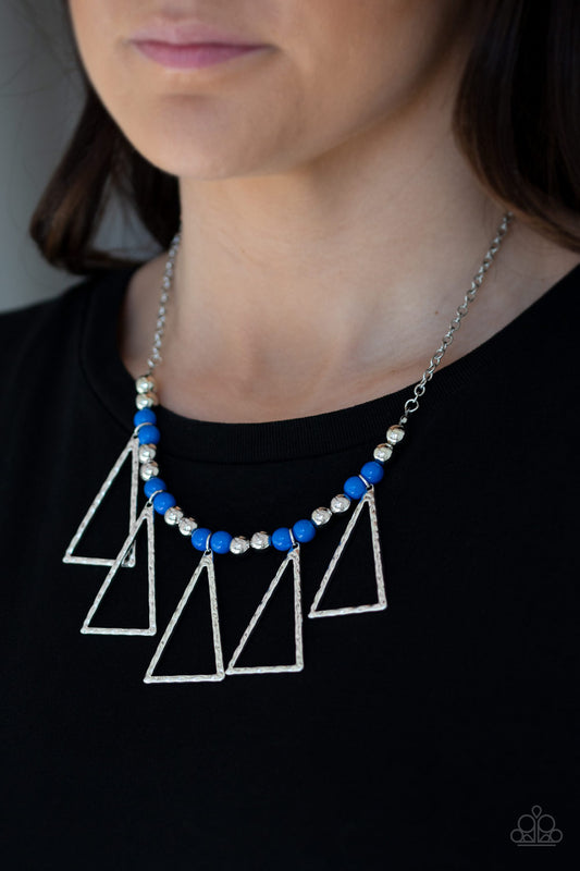 Terra Nouveau - Blue Necklace- Paparazzi Accessories - Paparazzi Accessories 