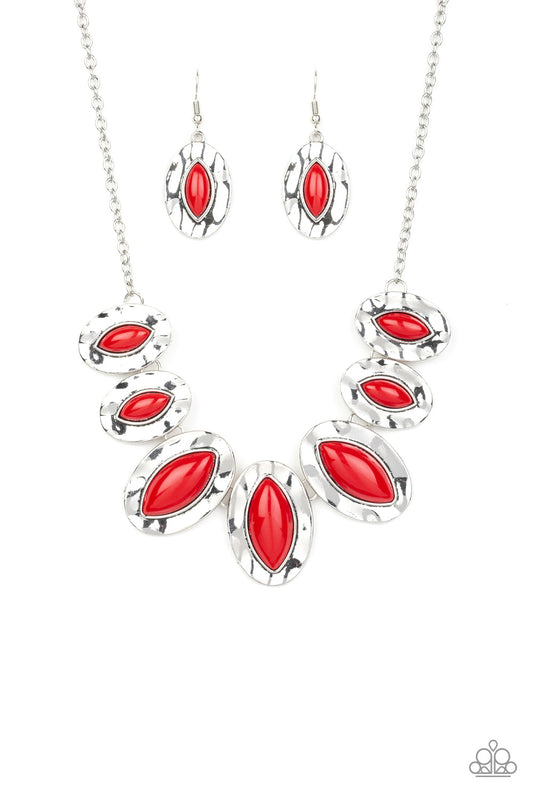 Terra Color - Red Necklace - Paparazzi Accessories - Paparazzi Accessories 