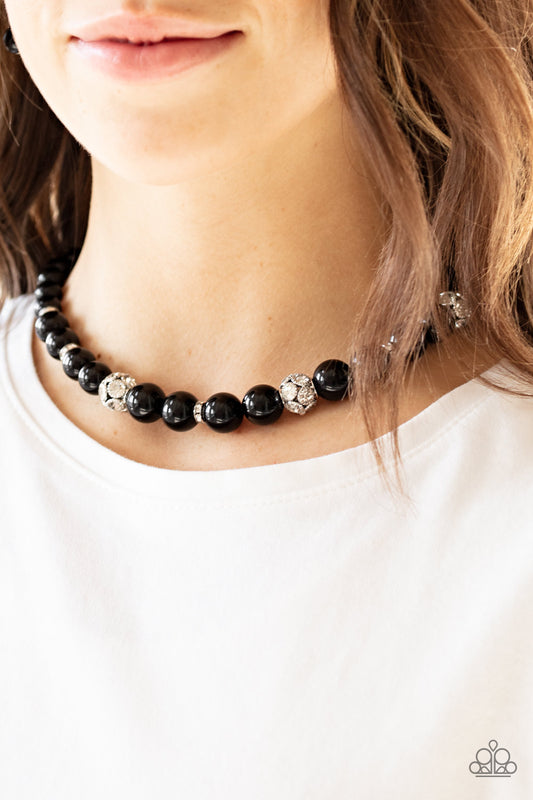 Rich Girl Refinement - Black Necklace - Paparazzi Accessories - Paparazzi Accessories 