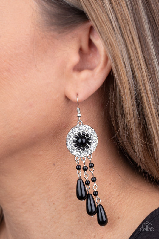 Dreams Can Come True - Black Earrings - Paparazzi Accessories - Paparazzi Accessories 