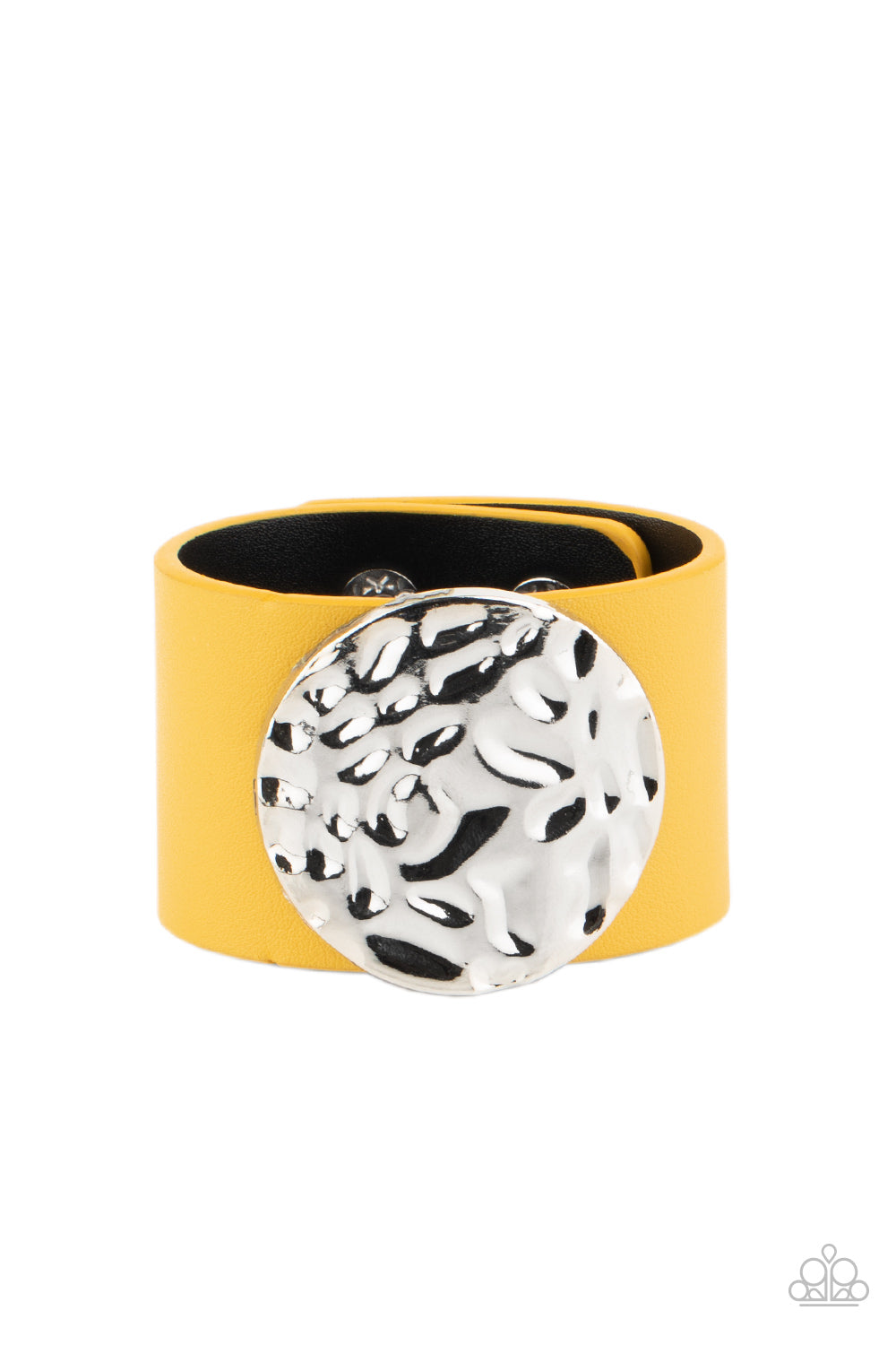 The Future Looks Bright - Yellow Bracelet - Paparazzi Accessories - Paparazzi Accessories 