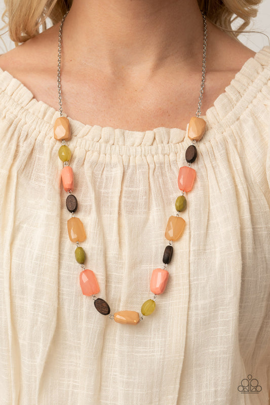 Meadow Escape - Multi Necklace - Paparazzi Accessories - Paparazzi Accessories 