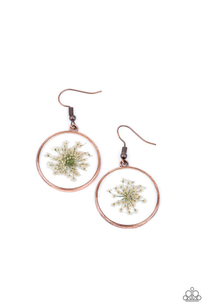 Happily Ever Eden - Copper Earrings - Paparazzi Accessories - Paparazzi Accessories 