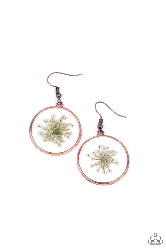 Happily Ever Eden - Copper Earrings - Paparazzi Accessories - Paparazzi Accessories 