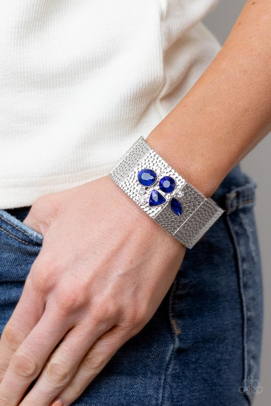 Flickering Fortune - Blue Bracelet - Paparazzi Accessories 