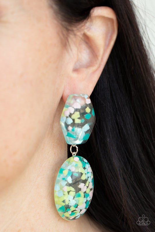 Flaky Fashion - Multi Earrings - Paparazzi Accessories - Paparazzi Accessories 