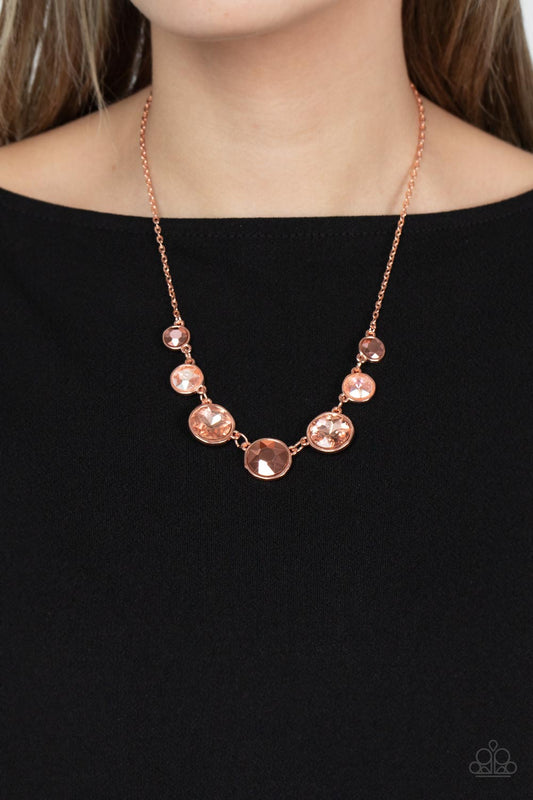 Pampered Powerhouse - Copper Necklace - Paparazzi Accessories - Paparazzi Accessories 