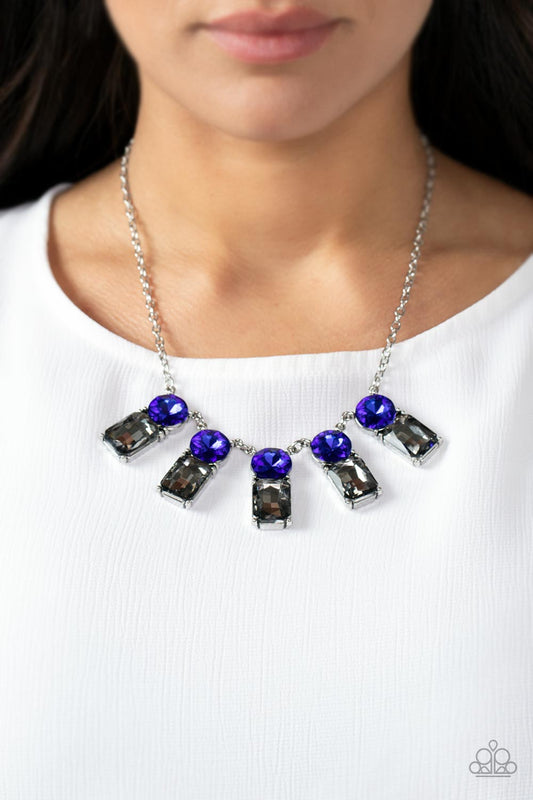 Celestial Royal - Blue Necklace - Paparazzi Accessories - Paparazzi Accessories 