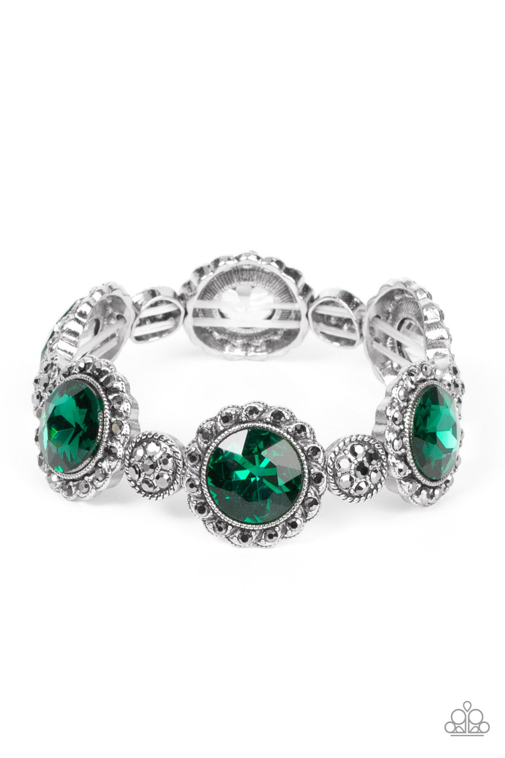 Palace Property - Green Bracelet - Paparazzi Accessories 