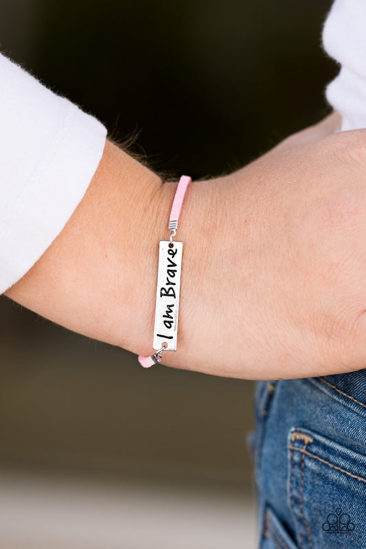 Brave Spirit Pink Bracelet - Paparazzi Accessories 